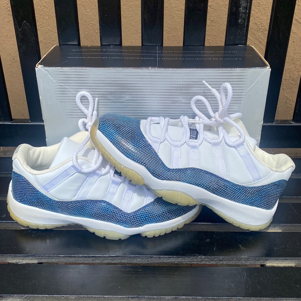 Air Jordan 11 xi 2001 Retro Low Snakeskin